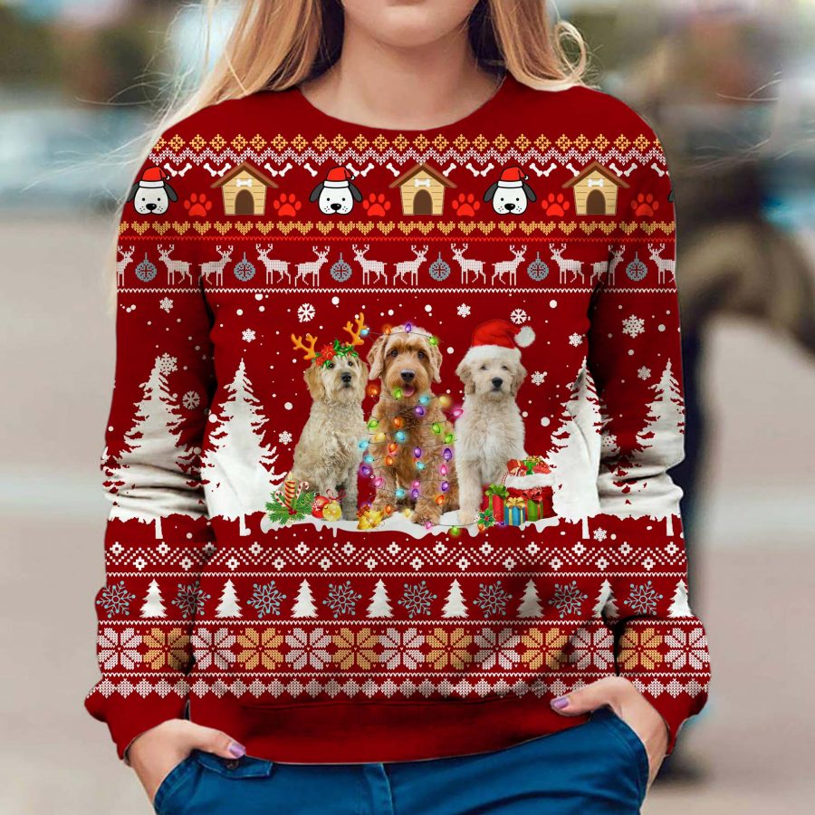 Goldendoodle ugly sale christmas sweater