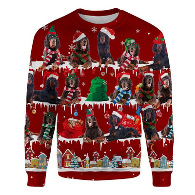 Gordon Setter - Snow Christmas - Premium Sweater