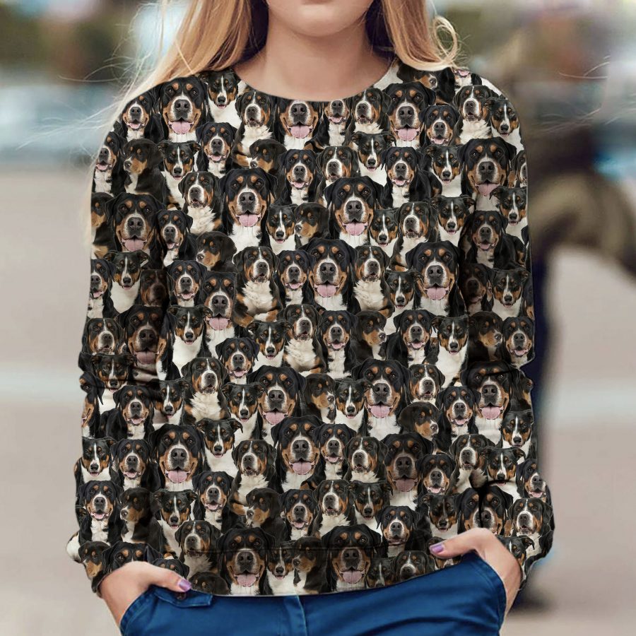 Greater Swiss Mountain Dog - Full Face - Premium Sweater