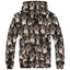 Greater Swiss Mountain Dog Full Face Fleece Hoodie