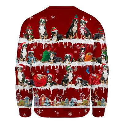 Greater Swiss Mountain Dog - Snow Christmas - Premium Sweater