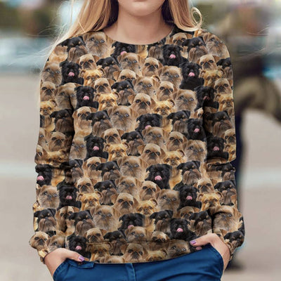 Brussels Griffon - Full Face - Premium Sweater