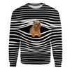 Brussels Griffon - Stripe - Premium Sweater