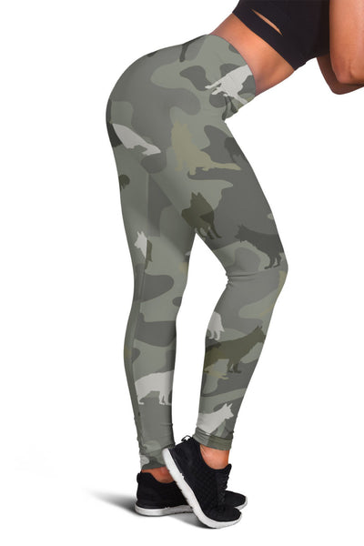 Groenendael Dog Camo Legging