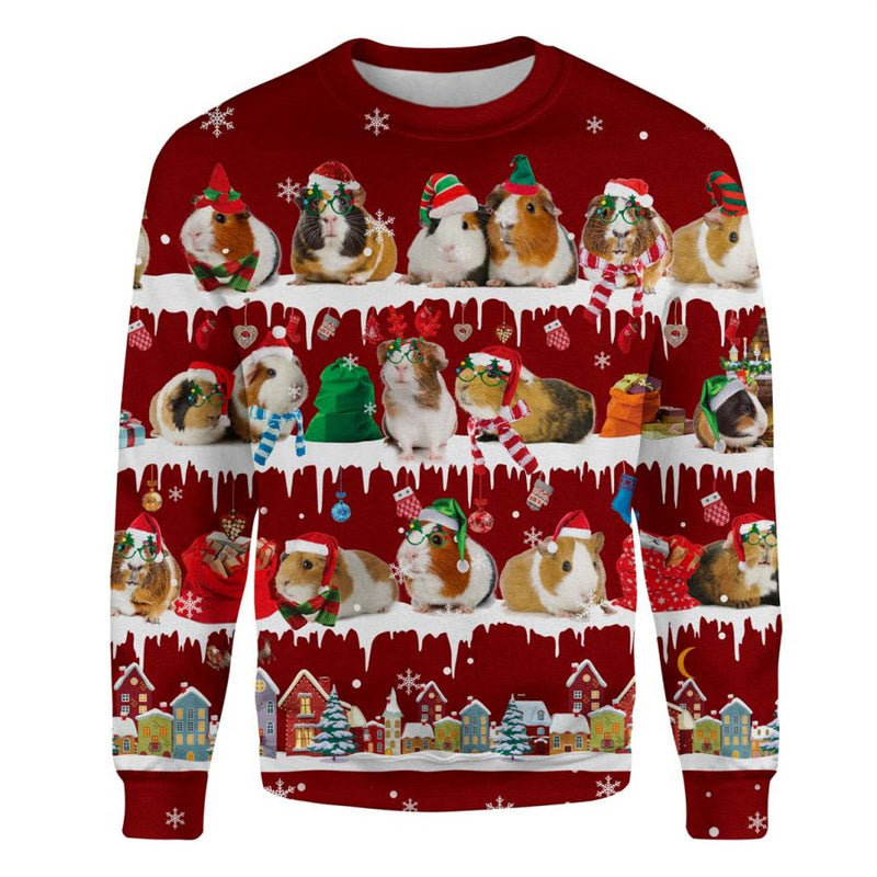 Guinea Pig - Snow Christmas - Premium Sweater