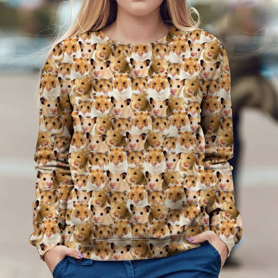 Hamster - Full Face - Premium Sweater
