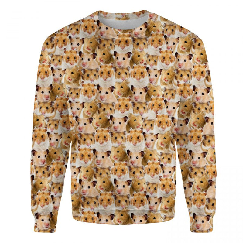 Hamster - Full Face - Premium Sweater