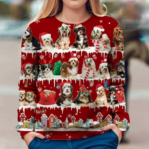 Havanese - Snow Christmas - Premium Sweater