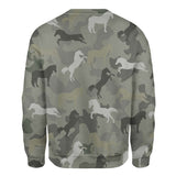 Horse - Camo - Premium Sweater