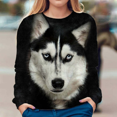 Husky - Face Hair - Premium Sweater