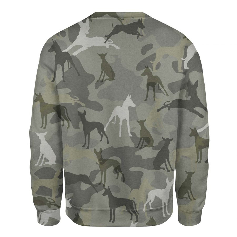 Ibizan Hound - Camo - Premium Sweater