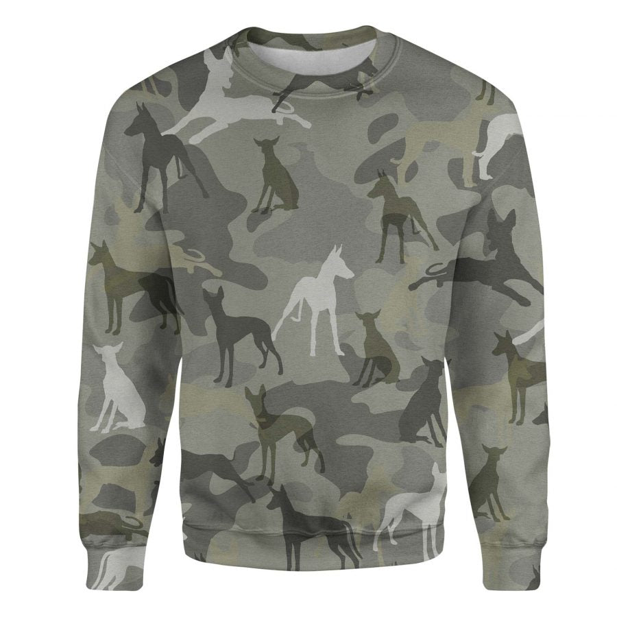 Ibizan Hound - Camo - Premium Sweater