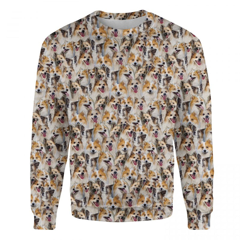 Icelandic Sheepdog - Full Face - Premium Sweater