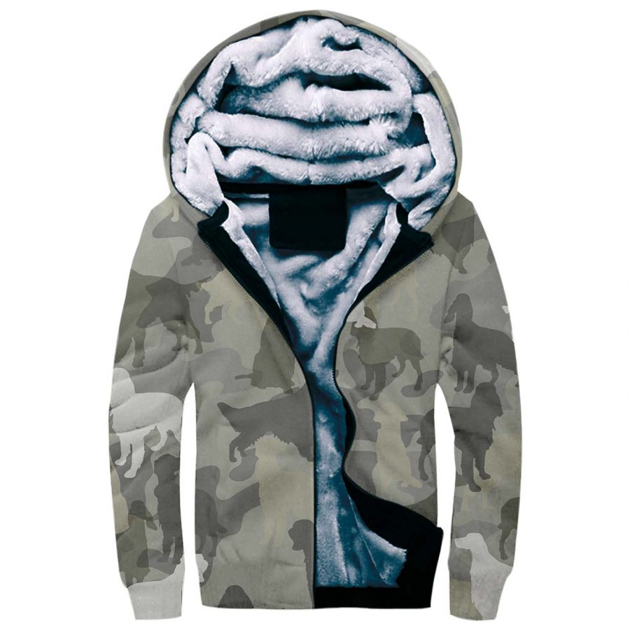 Irish Setter Camo Fleece Hoodie