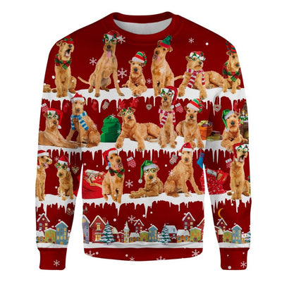 Irish Terrier - Snow Christmas - Premium Sweater