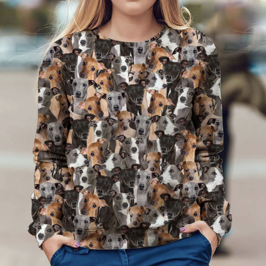 Italian Greyhound - Full Face - Premium Sweater