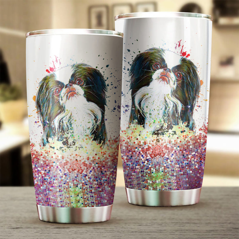 Japanese Chin Art Color Tumbler Cup