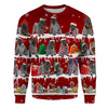 Kerry Blue Terrier - Snow Christmas - Premium Sweater