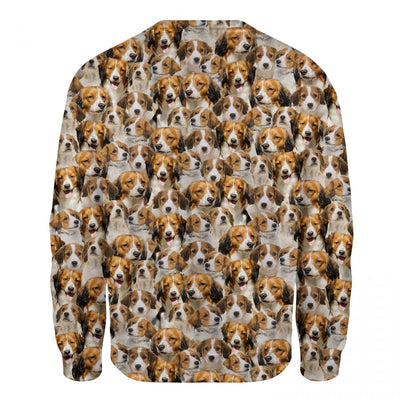 Kooikerhondje - Full Face - Premium Sweater