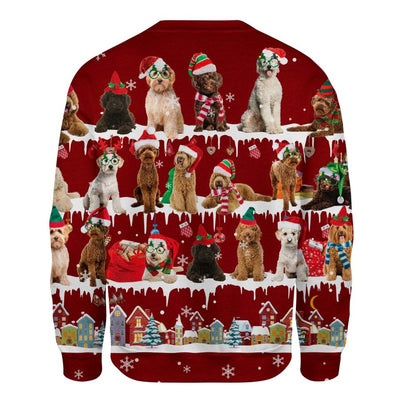 Labradoodle - Snow Christmas - Premium Sweater
