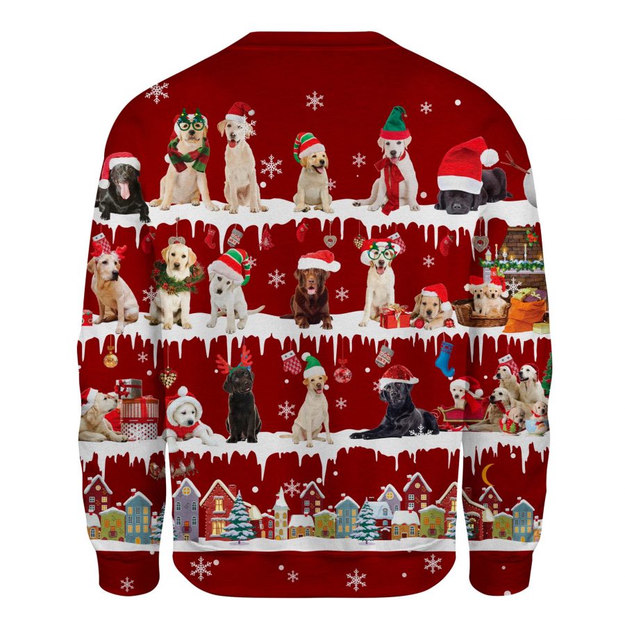 Labrador Retriever - Snow Christmas - Premium Sweater