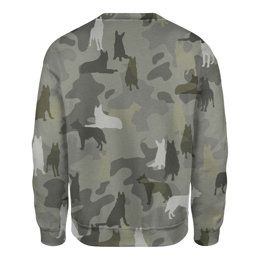 Laekenois Dog - Camo - Premium Sweater