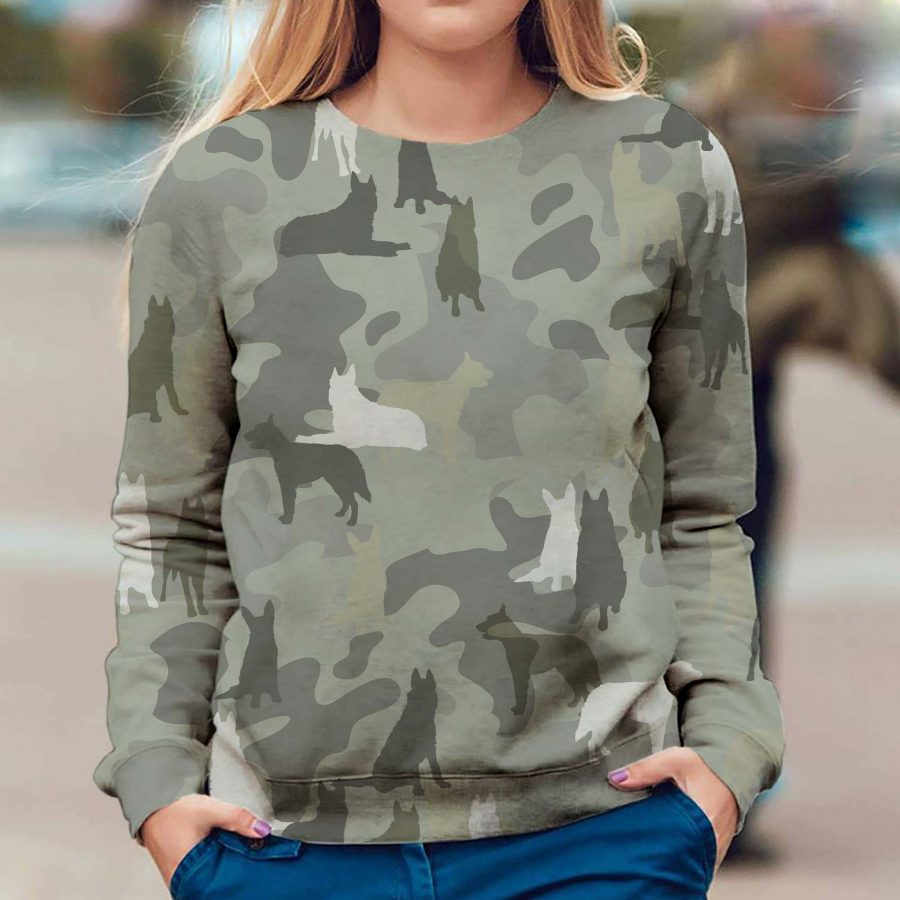 Laekenois Dog - Camo - Premium Sweater