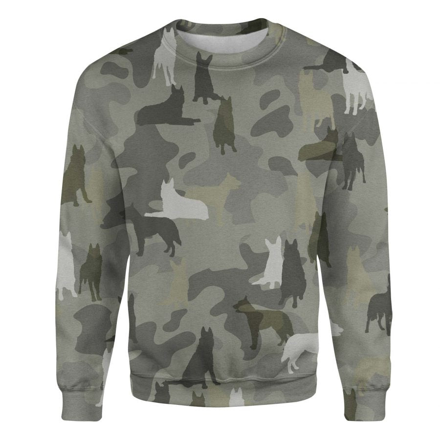 Laekenois Dog - Camo - Premium Sweater