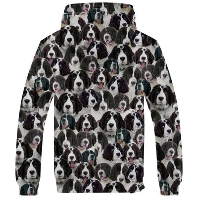 Landseer Full Face Fleece Hoodie