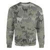 Llama - Camo - Premium Sweater