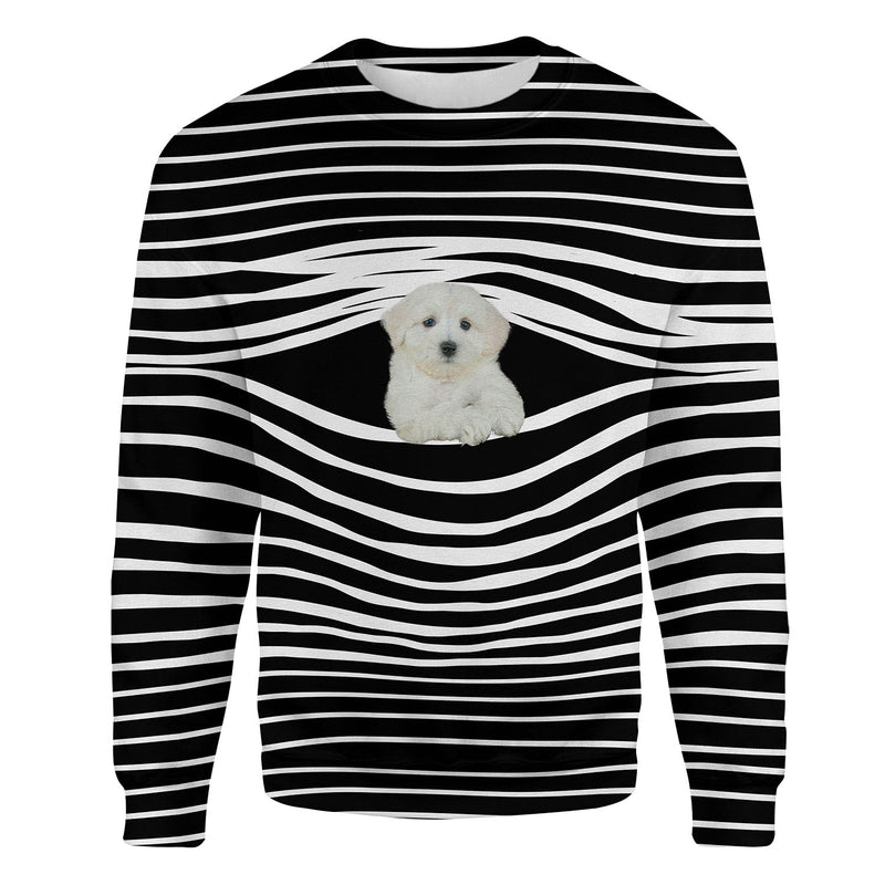Maltipoo - Stripe - Premium Sweater