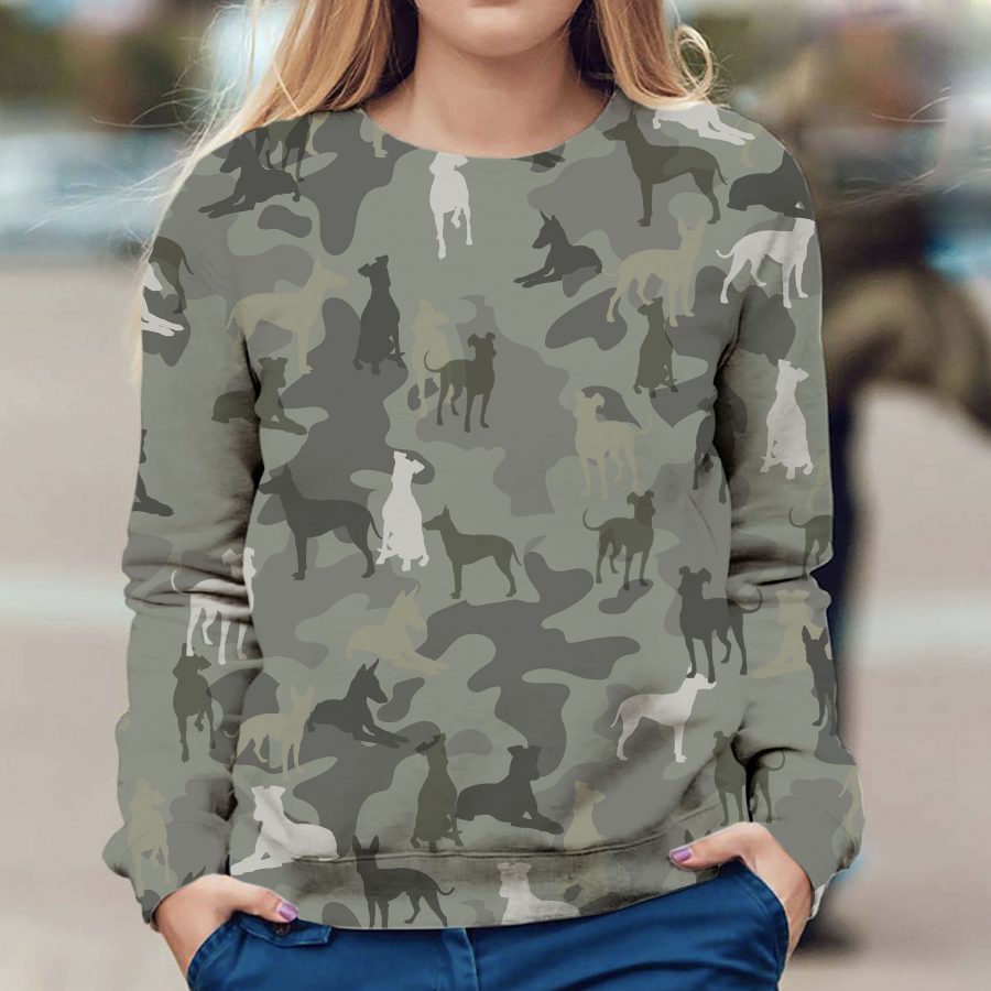 Manchester Terrier - Camo - Premium Sweater