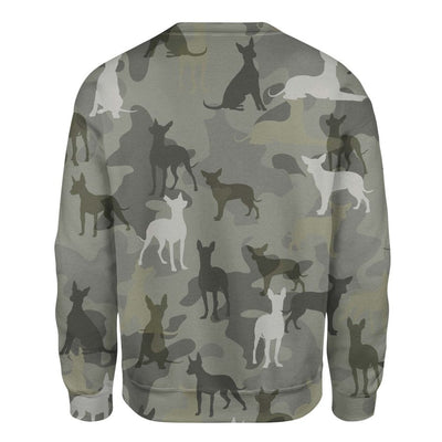 Mexican Hairless Dog - Camo - Premium Sweater