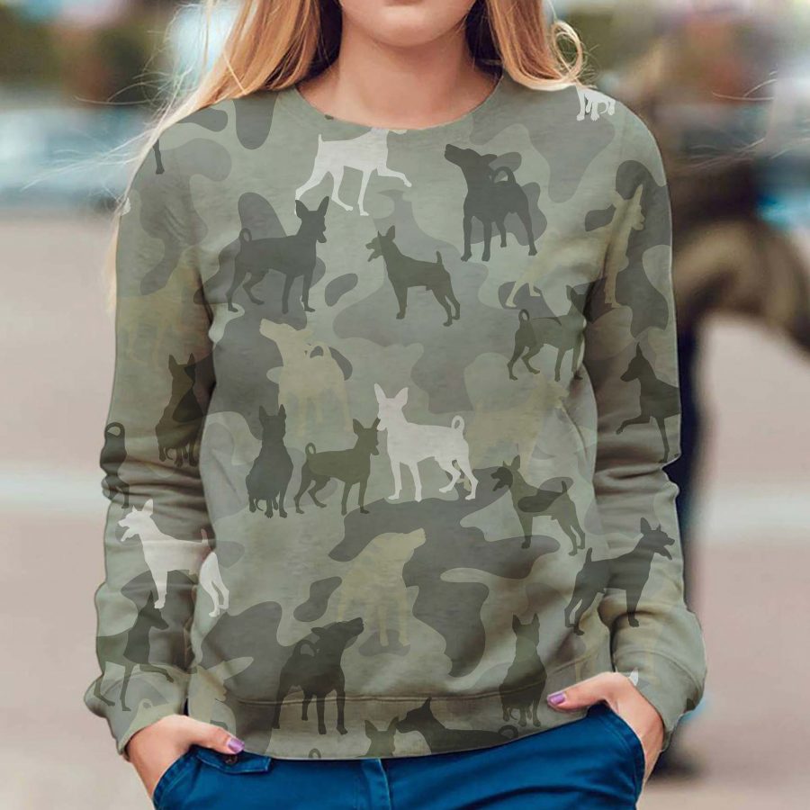 Miniature Pinscher - Camo - Premium Sweater