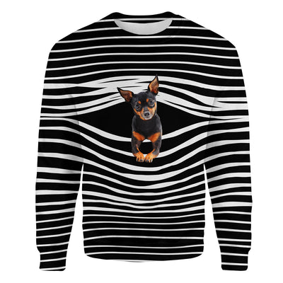 Miniature Pinscher - Stripe - Premium Sweater