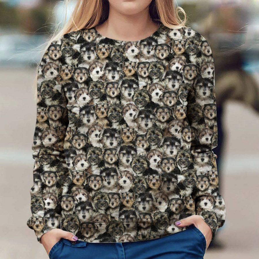 Morkie - Full Face - Premium Sweater