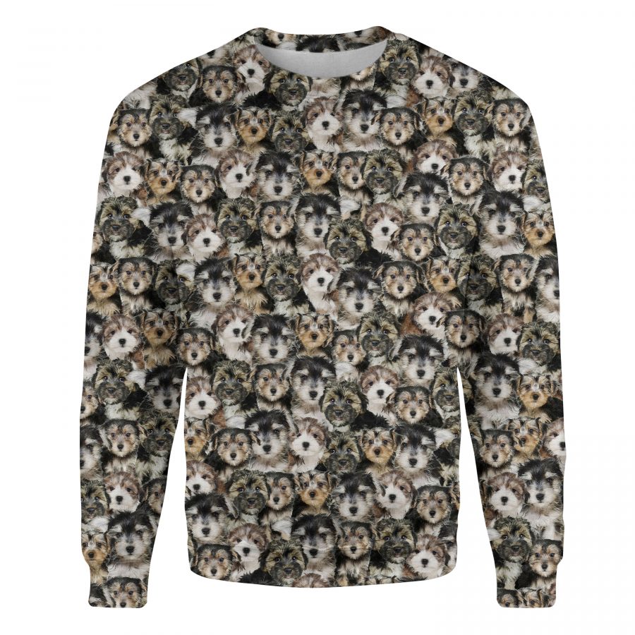 Morkie - Full Face - Premium Sweater