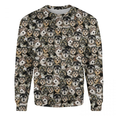 Morkie - Full Face - Premium Sweater
