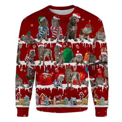 Neapolitan Mastiff - Snow Christmas - Premium Sweater