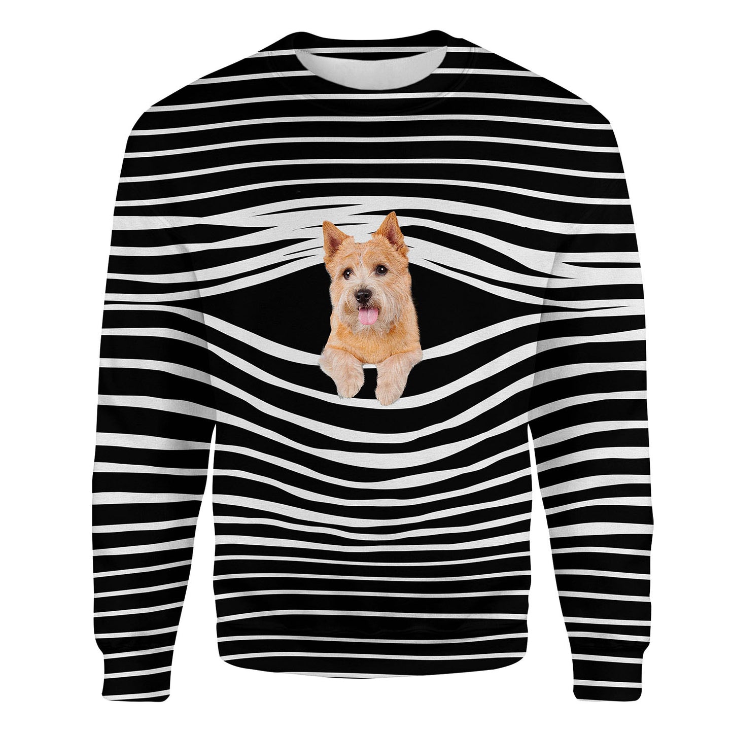 Norwich Terrier - Stripe - Premium Sweater