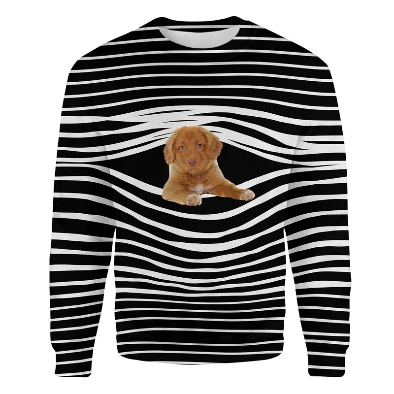 Nova Scotia Duck Tolling Retriever - Stripe - Premium Sweater