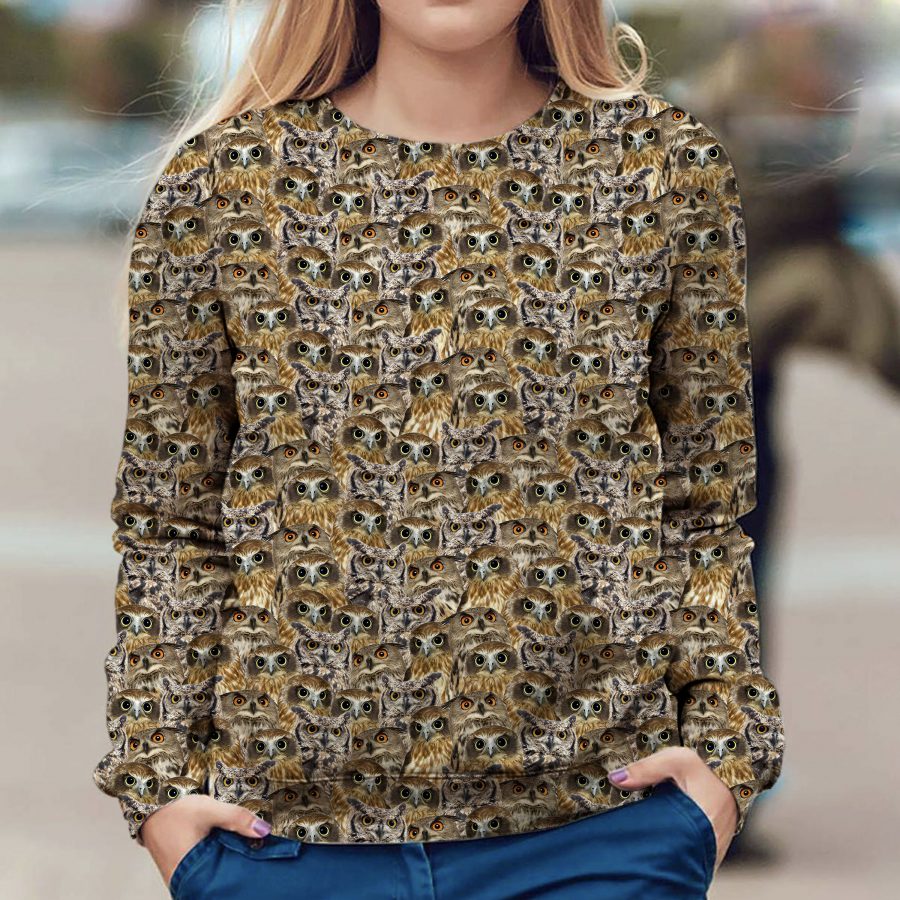 Owl - Full Face - Premium Sweater