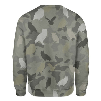 Owl - Camo - Premium Sweater