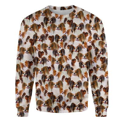 Papillon - Full Face - Premium Sweater