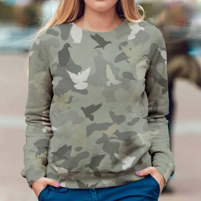 Pigeons and Doves - Camo - Premium Sweater