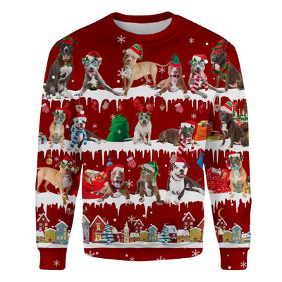 Pitbull - Snow Christmas - Premium Sweater