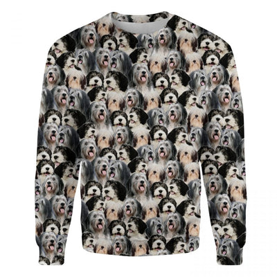 Polish Lowland Sheepdog - Full Face - Premium Sweater