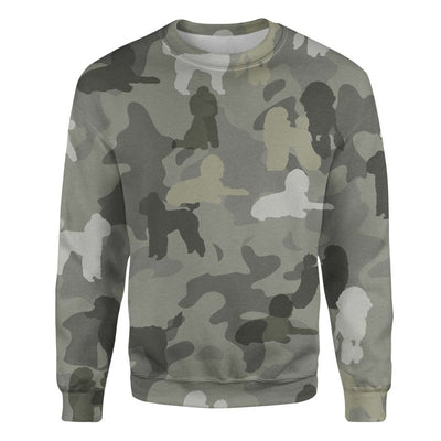 Poodle - Camo - Premium Sweater