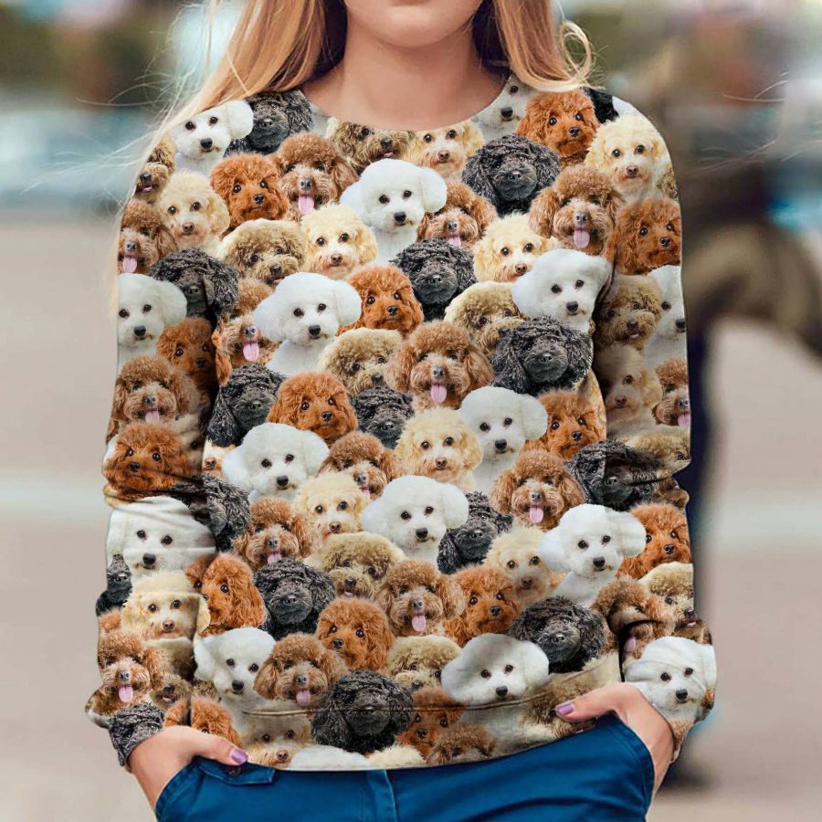 Poodle - Full Face - Premium Sweater