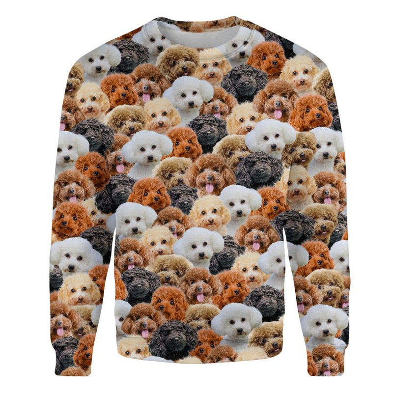 Poodle - Full Face - Premium Sweater